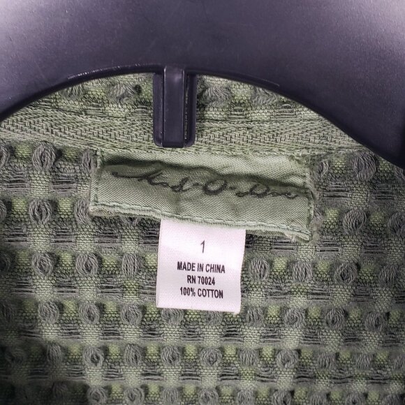 Mod-O-Doc Waffle‎ Knit Cotton Jacket - Picture 9 of 10